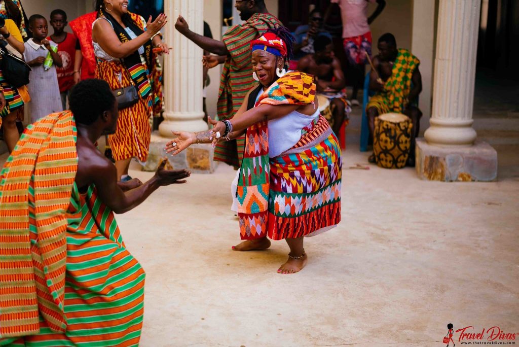 Travel Divas in Ghana with locals